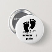 Badge Rond 5 Cm Chargement de bébé (Devant & derrière)