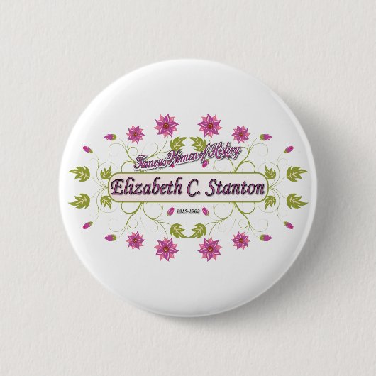 Badge Rond 5 Cm Chariot d'Elizabeth de ~ de Stanton/femmes (Devant)