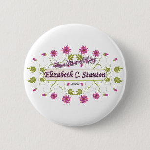 Badge Rond 5 Cm Chariot d'Elizabeth de ~ de Stanton/femmes