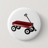 Badge Rond 5 Cm Chariot rouge (Devant)