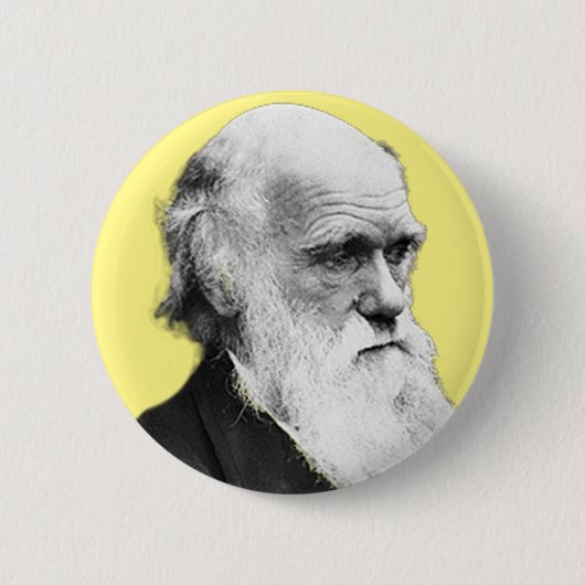 Badge Rond 5 Cm Charles Darwin (Devant)