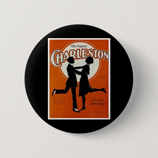 Badge Rond 5 Cm Charleston original (Devant)