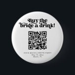 Badge Rond 5 Cm CHARLI rétro acheter à la mariée un bouton de bois<br><div class="desc">C'est un rétro super acheter à la mariée une boisson bachelorette bouton de fête. Téléchargez le code de Venmo QR de la mariée pour une façon amusante et facile de faire démarrer la fête ! Modifiez tous les libellés, les polices et les couleurs sur la broche de fin de semaine...</div>