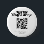 Badge Rond 5 Cm CHARLI rétro acheter à la mariée un bouton de bois<br><div class="desc">C'est un rétro super acheter à la mariée une boisson bachelorette bouton de fête. Téléchargez le code de Venmo QR de la mariée pour une façon amusante et facile de faire démarrer la fête ! Modifiez tous les libellés, les polices et les couleurs sur la broche de fin de semaine...</div>