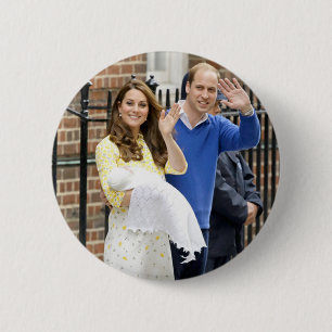 Badge Rond 5 Cm Charlotte Elizabeth Diana - les Anglais veulent