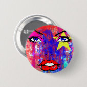 Badge Rond 5 Cm Charme (Devant & derrière)