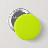 Badge Rond 5 Cm Chartreuse Couleur jaune uni (Devant & derrière)