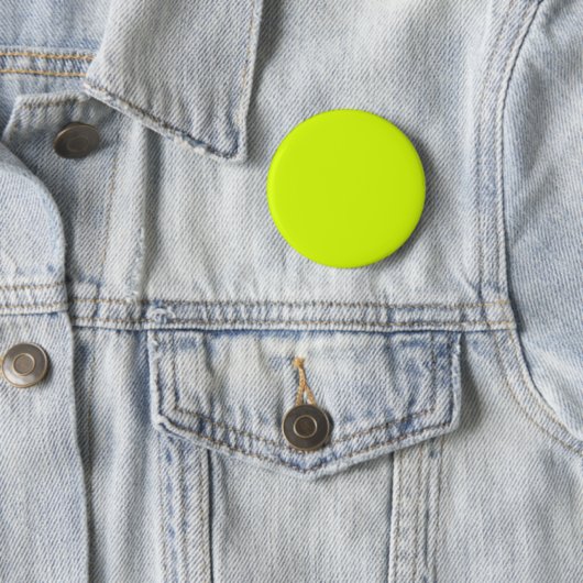 Badge Rond 5 Cm Chartreuse Couleur jaune uni (En situation)