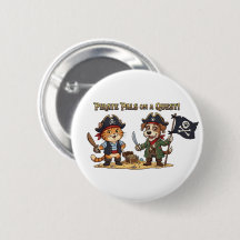 Chasse au trésor de chat et chien pirate mignons