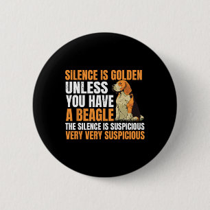 Badge Rond 5 Cm Chasse beagle de petit chien parfumé Pet éleveur S