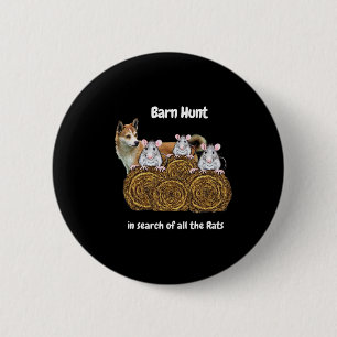 Badge Rond 5 Cm Chasse De Byrn Drôle À La Recherche De Rats Avec U