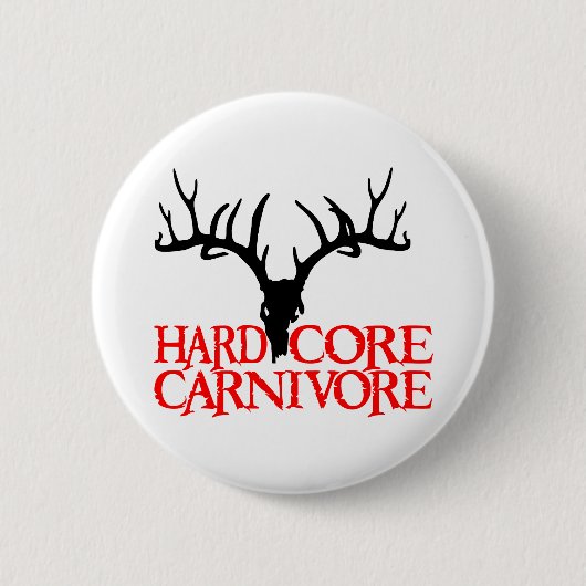 BADGE ROND 5 CM CHASSE DE CERFS COMMUNS (Devant)