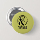 BADGE ROND 5 CM CHASSE DE COUGAR (Devant & derrière)