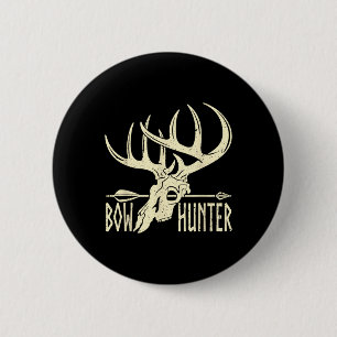 Badge Rond 5 Cm Chasse vintage à la boue Chasse américaine au cerf