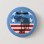 Badge Rond 5 Cm Chasseur 2012 (Devant)