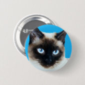 Badge Rond 5 Cm Chat 1 (Devant & derrière)