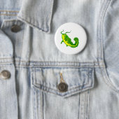 Badge Rond 5 Cm Chat-chauve-souris chanceux (En situation)