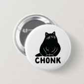 Badge Rond 5 Cm Chat Chonk (Devant & derrière)