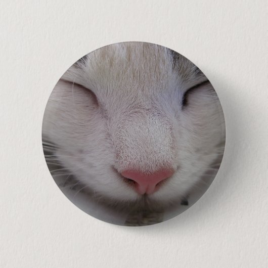 Badge Rond 5 Cm Chat couché (Devant)