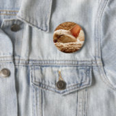 Badge Rond 5 Cm Chat couché (En situation)