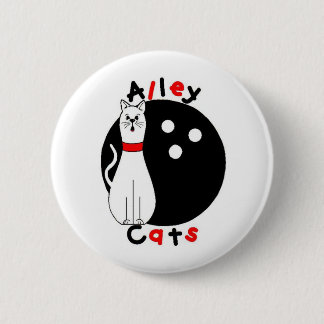 Badge Rond 5 Cm Chat d'allée