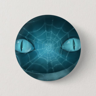 Badge Rond 5 Cm Chat de Cheshire grimaçant le bouton