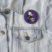 Badge Rond 5 Cm Chat de Cute Halloween, bat, mummy et ghost (En situation)