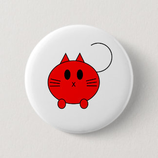 Badge Rond 5 Cm Chat de Kawaii Neko Linux