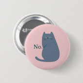 Badge Rond 5 Cm Chat de Rejet (Devant & derrière)