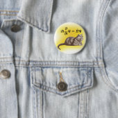 Badge Rond 5 Cm Chat de Schrodinger (En situation)