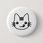 Badge Rond 5 Cm Chat de sushi (Devant)