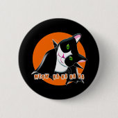 Badge Rond 5 Cm Chat d'Halloween (Devant)