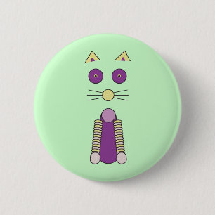 Badge Rond 5 Cm Chat doux