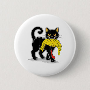 Badge Rond 5 Cm Chat Drôle Avec Trump Cheveux Us Drapeau Vote Kama