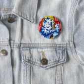 Badge Rond 5 Cm Chat et ses chatons (En situation)
