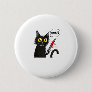 Badge Rond 5 Cm Chat noir Costume Halloween Witchcraft Spider Web
