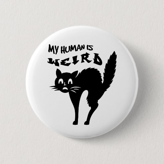 Badge Rond 5 Cm Chat nu (Devant)