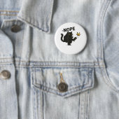 Badge Rond 5 Cm Chat Pas De Rois En Amérique (En situation)