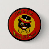 Badge Rond 5 Cm Chat pimpant (Devant)