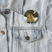 Badge Rond 5 Cm Chat Siamais 584 (En situation)