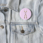 Badge Rond 5 Cm Chat simple (En situation)
