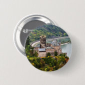 Badge Rond 5 Cm Château (Devant & derrière)