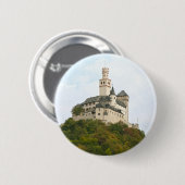 Badge Rond 5 Cm Château (Devant & derrière)