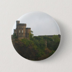 Badge Rond 5 Cm Château d'Edimbourg