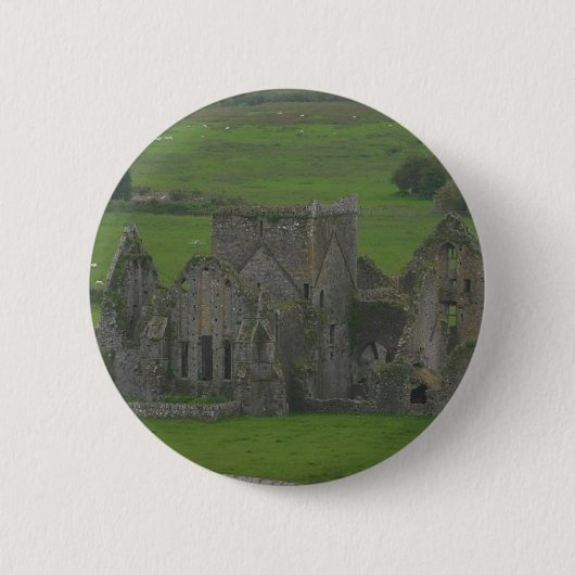 Badge Rond 5 Cm Château Irlande (Devant)