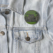 Badge Rond 5 Cm Château Irlande (En situation)