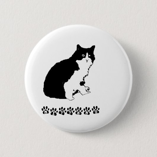 Badge Rond 5 Cm Chaton de mitaine (Devant)