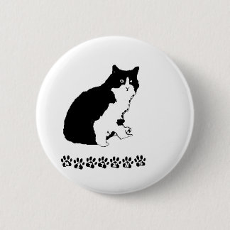Badge Rond 5 Cm Chaton de mitaine