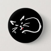 Badge Rond 5 Cm chaton enjoué (Devant)