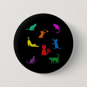 Badge Rond 5 Cm Chatons mignons - Chats - Cadeau pour les amoureux